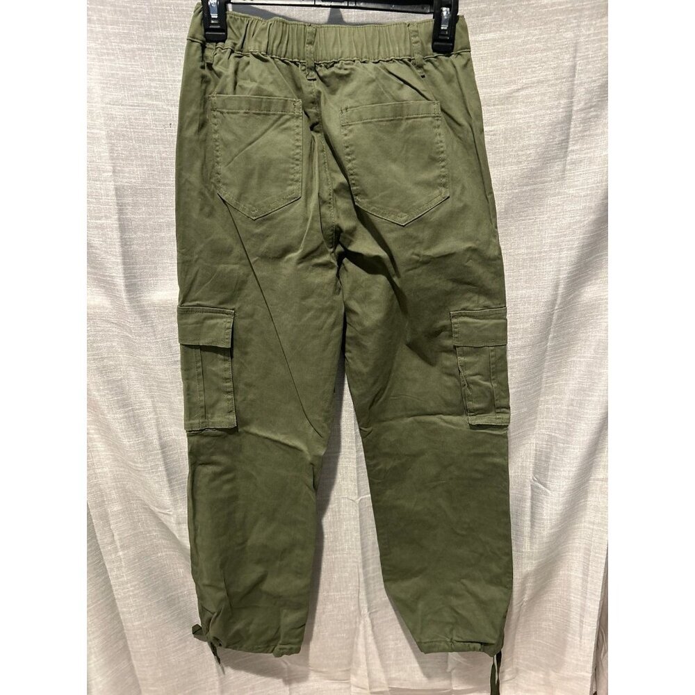 NEW High Waisted Wide Leg Cargo Pants Y2K Grunge Size M - Picture 7 of 7